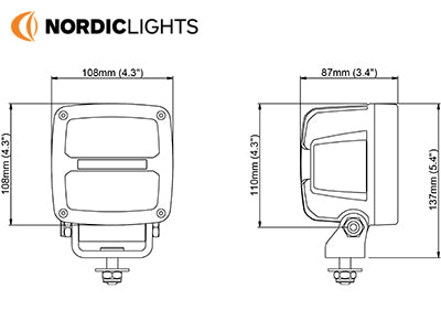 Scorpius PRO 445, 4400LM, Nordic Lights