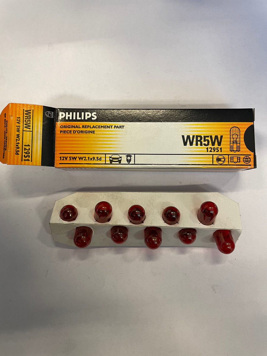 Philips 12v 5w w2.1x9.5d - WR5W - 12951