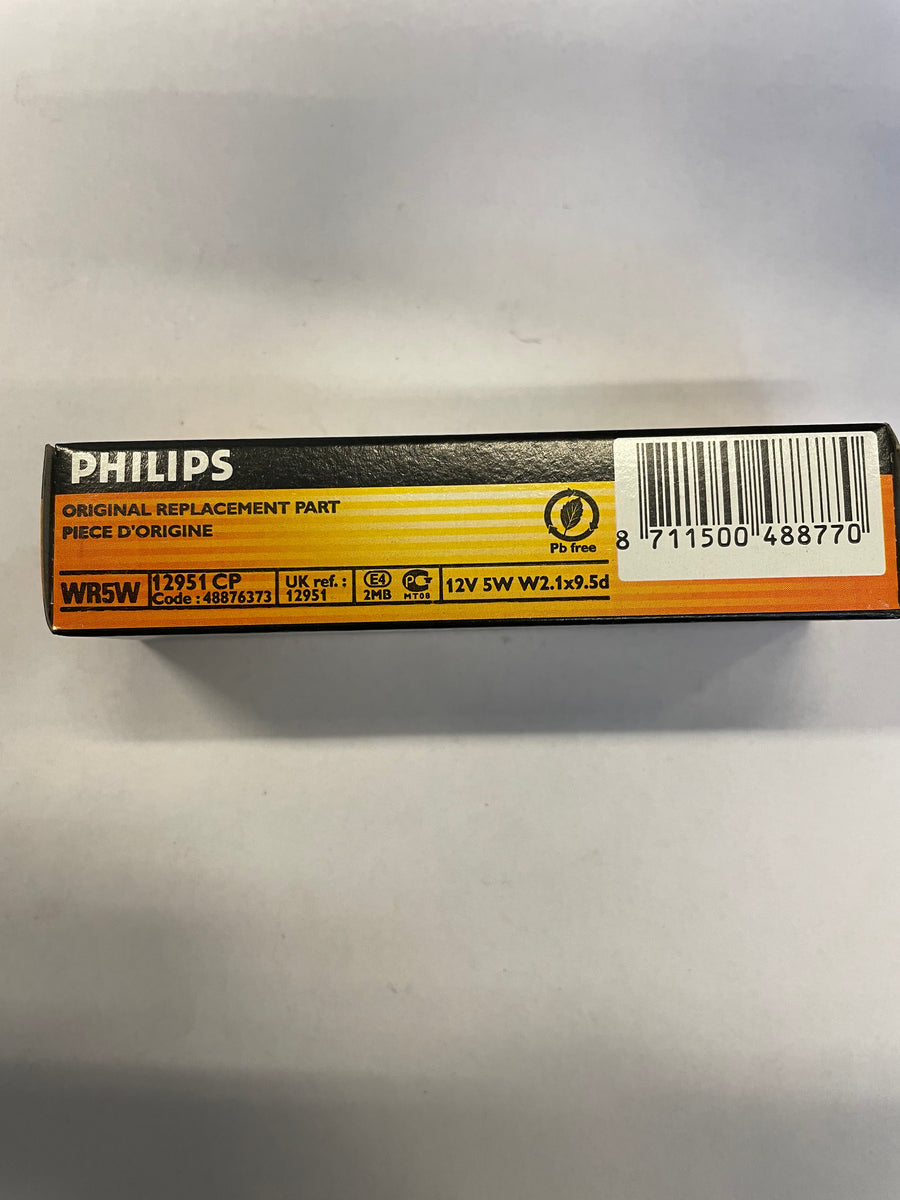 Philips 12v 5w w2.1x9.5d - WR5W - 12951