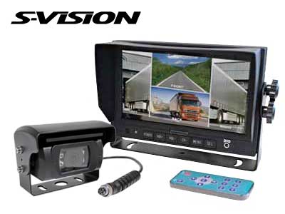Ryggekamerasystem 7" skjerm - S-VISION