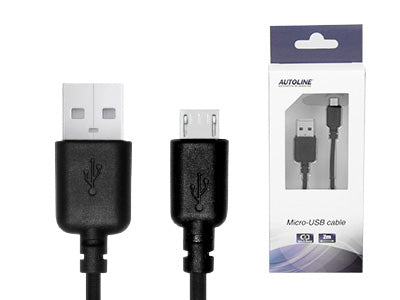 USB kabel svart 2m